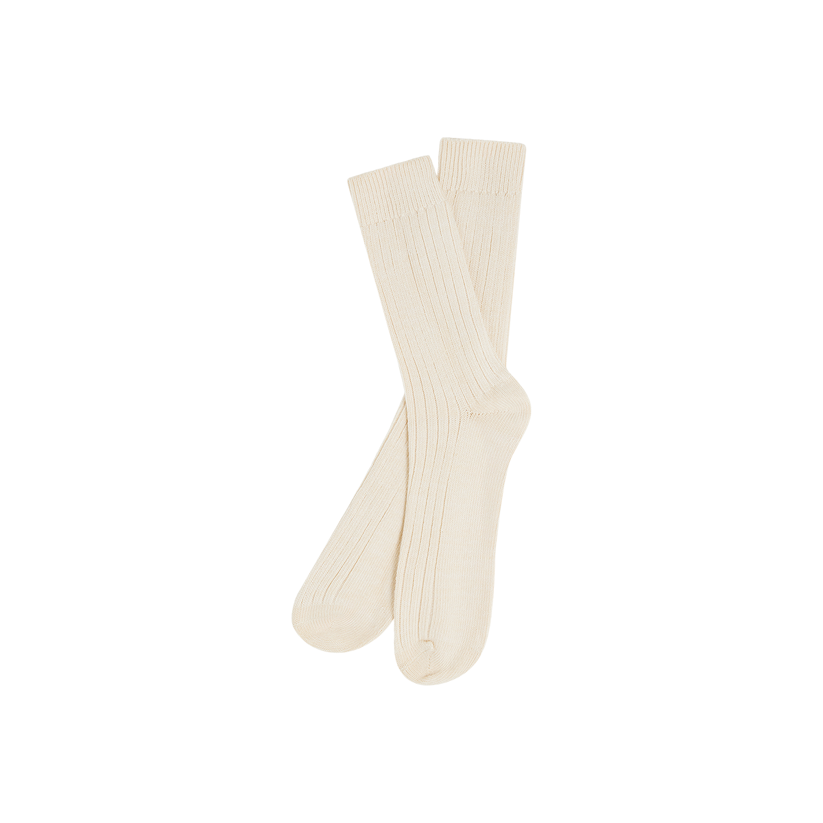 Bask in the Sun Txalupa Sock Ivory Unisex Bio Baumwolle creme